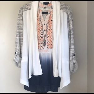 casual blazer top size L